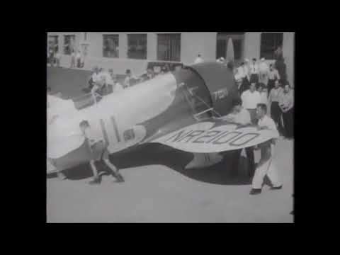 Gee Bee Model R Super Sportster (early 30s) - YouTube