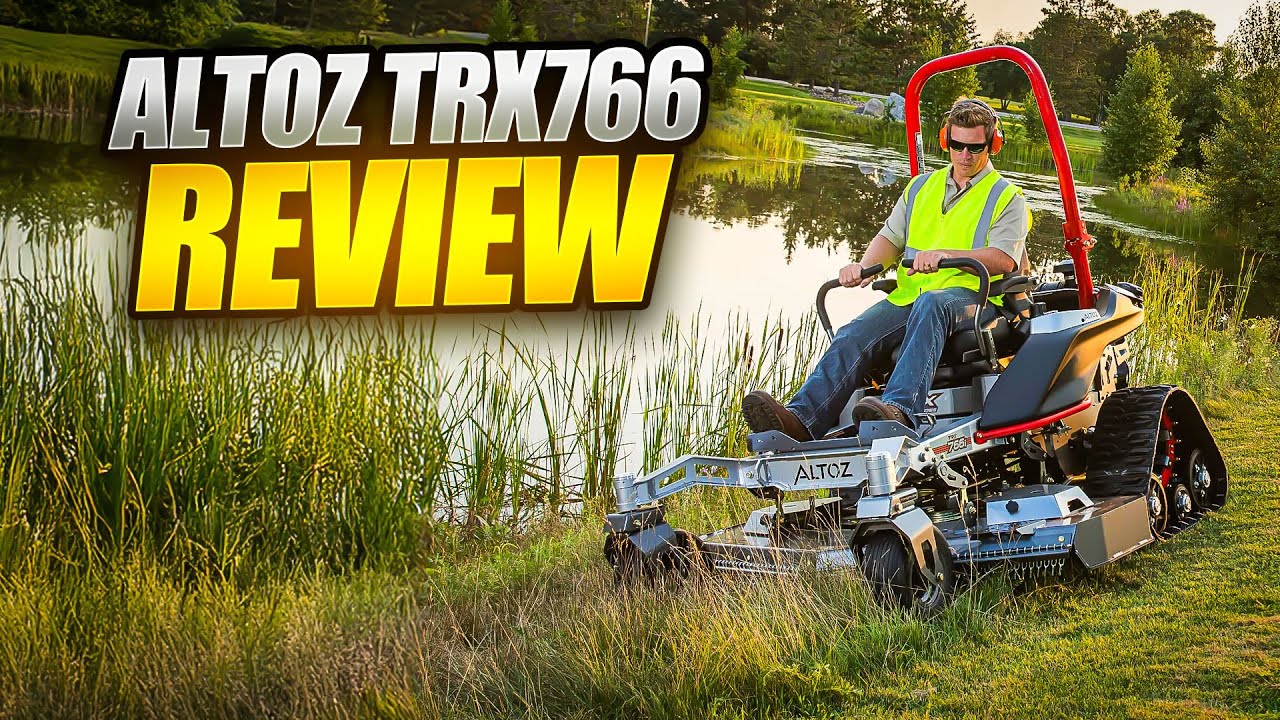 Altoz TRX 766 Review: The Only Zero Turn Mower With Tracks?! - YouTube