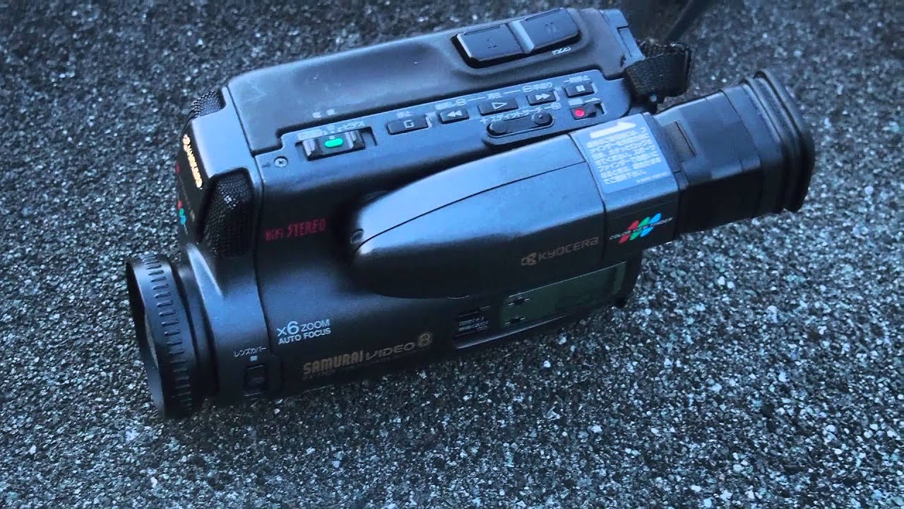 京セラ SAMURAI VIDEO 8 (サムライビデオエイト！！) KX-77CV - YouTube