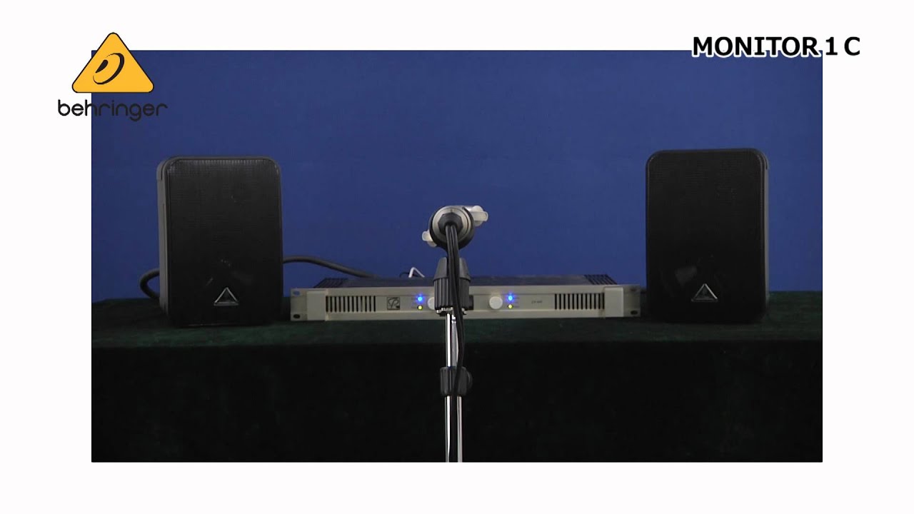BEHRINGER / モニタースピーカー MONITOR 1C - YouTube