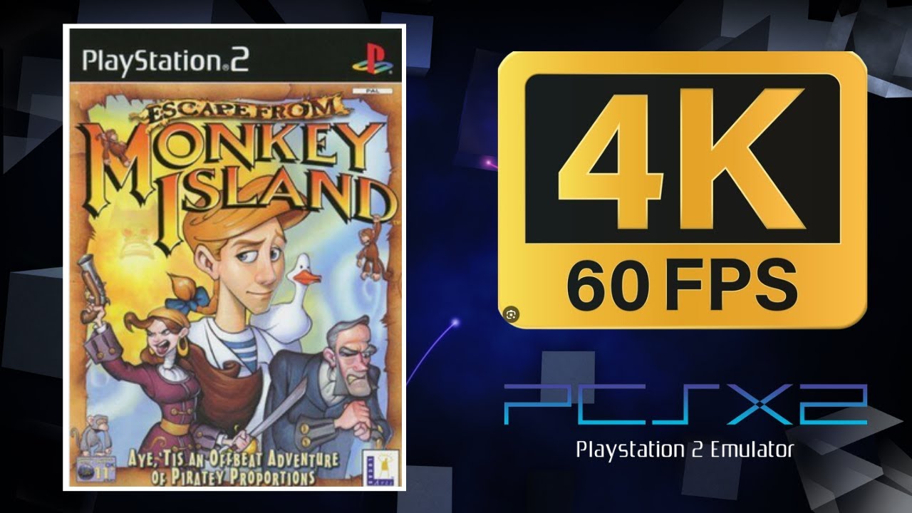 Escape from Monkey Island | PS2 (PCSX2) | 4K UHD - YouTube