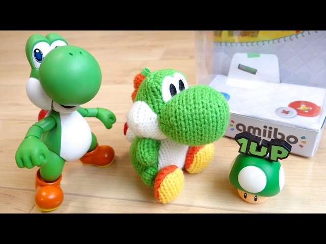 This is Amigurumi Yoshi!? Review of amiibo 