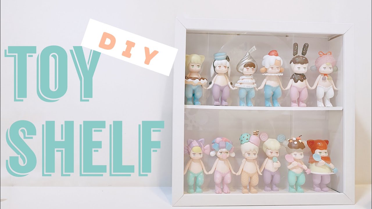 DIY】EASY TOY ORGANIZING SHELF using IKEA photo frame - YouTube