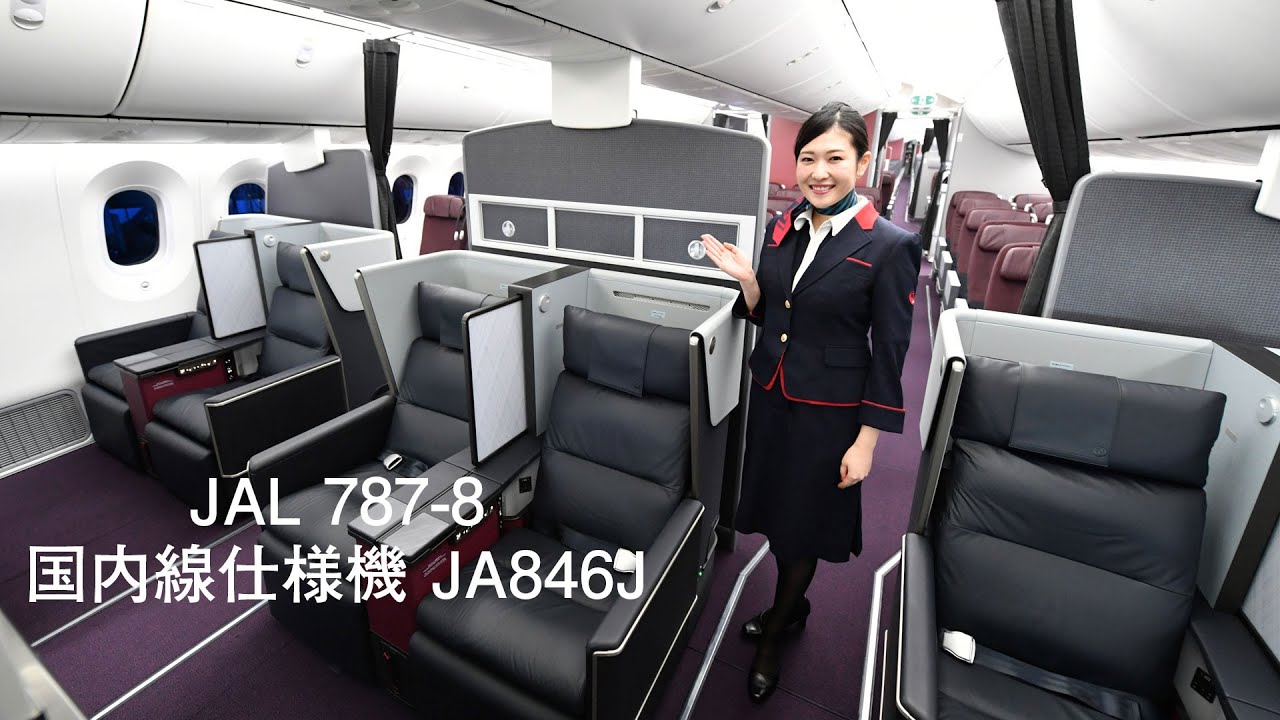 JAL 787-8 Domestic JA846J unveil - YouTube