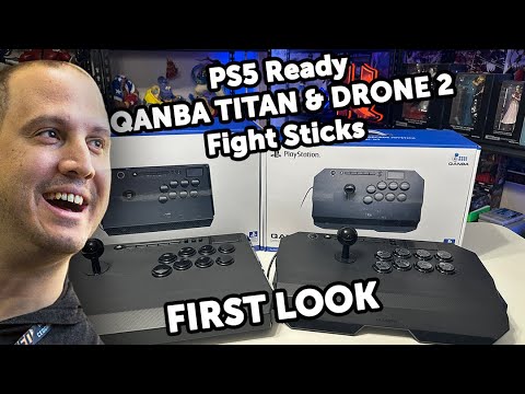 PS5 ready QANBA DRONE 2 & their new upcoming TITAN Fight Stick
