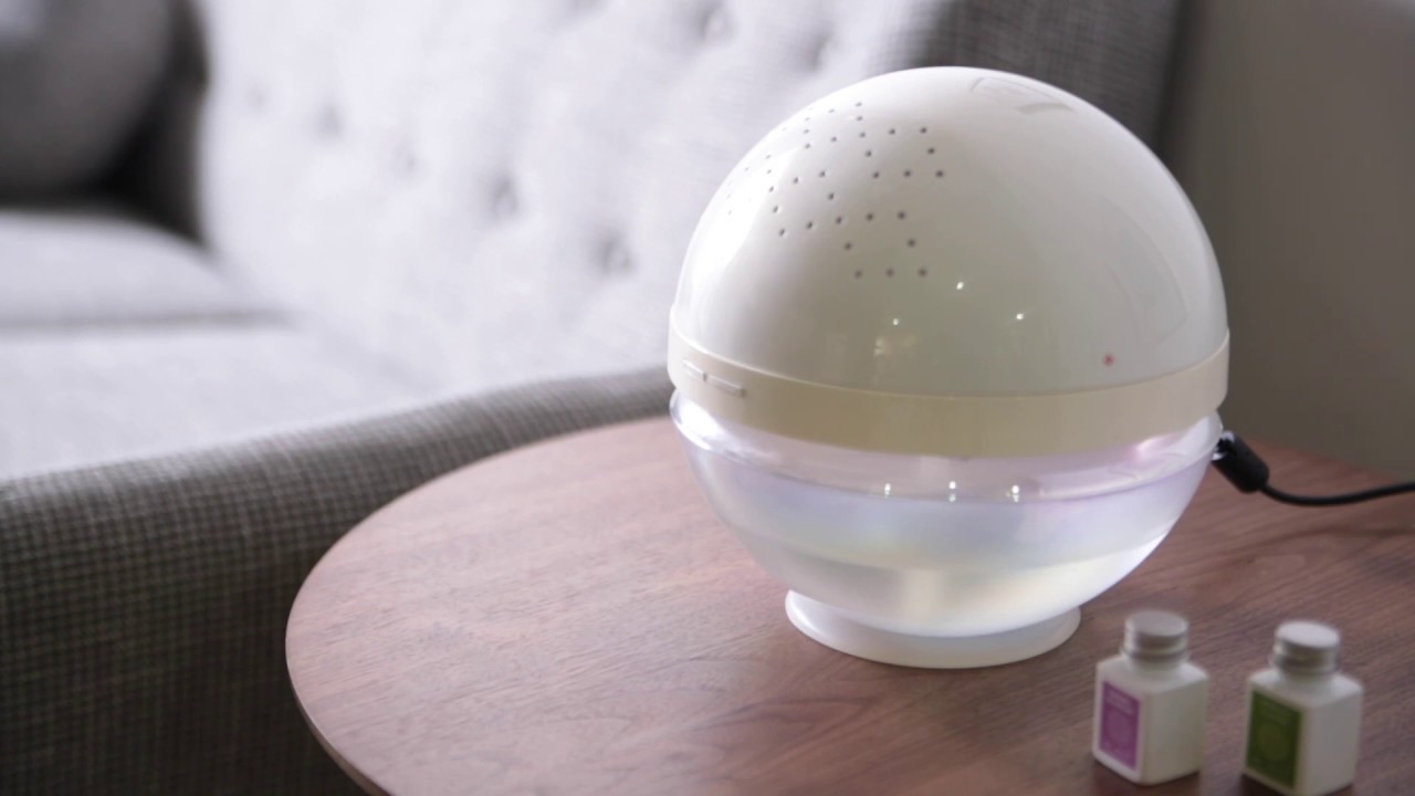 水で空気を洗う「空気洗浄機」MAGIC BALL -マジックボール- - YouTube