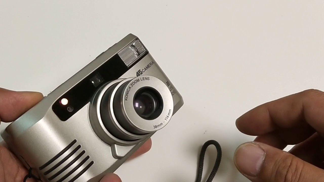 45 Camera 3X Zoom II Konica lens - YouTube