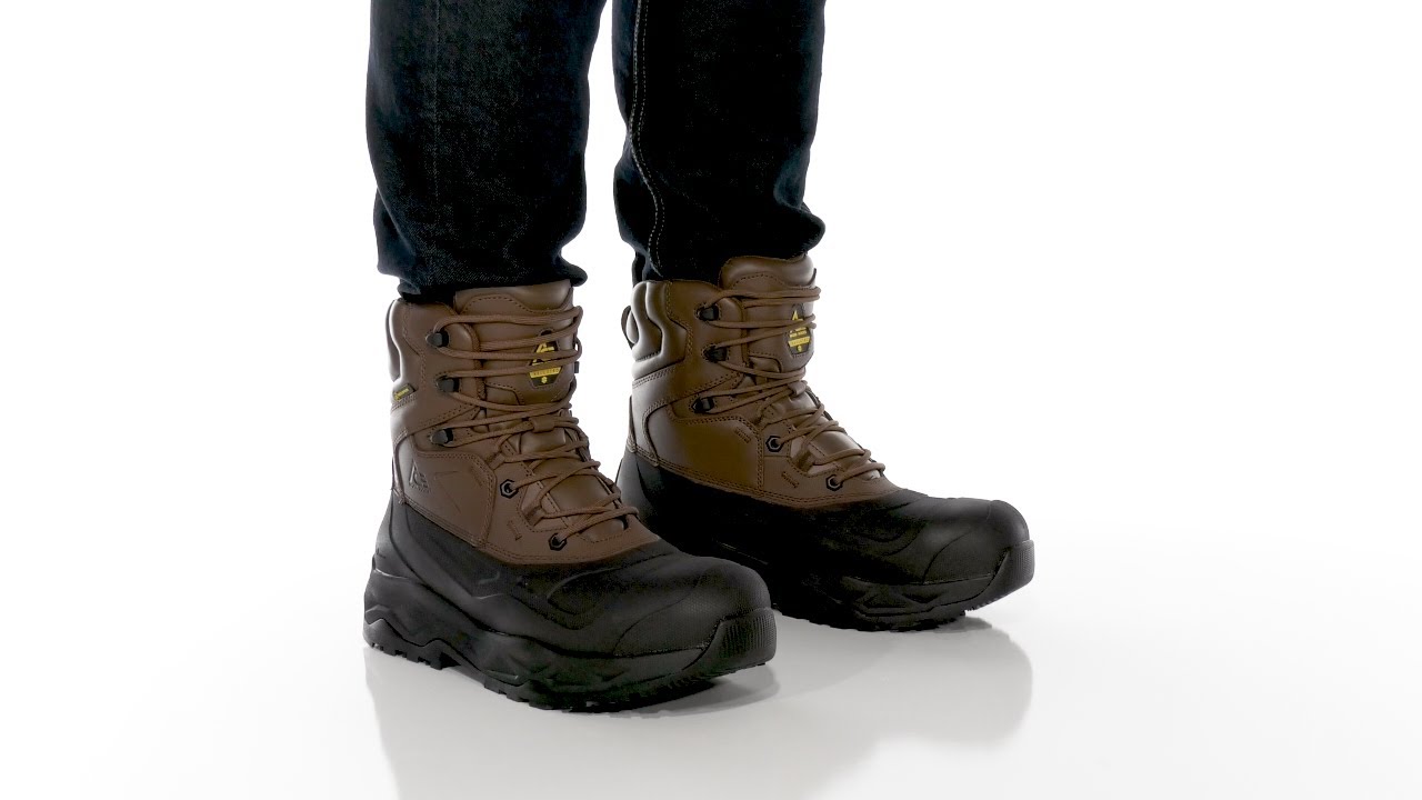 ACE Work Boots Mammoth IV Composite Toe SKU: 9559461 - YouTube