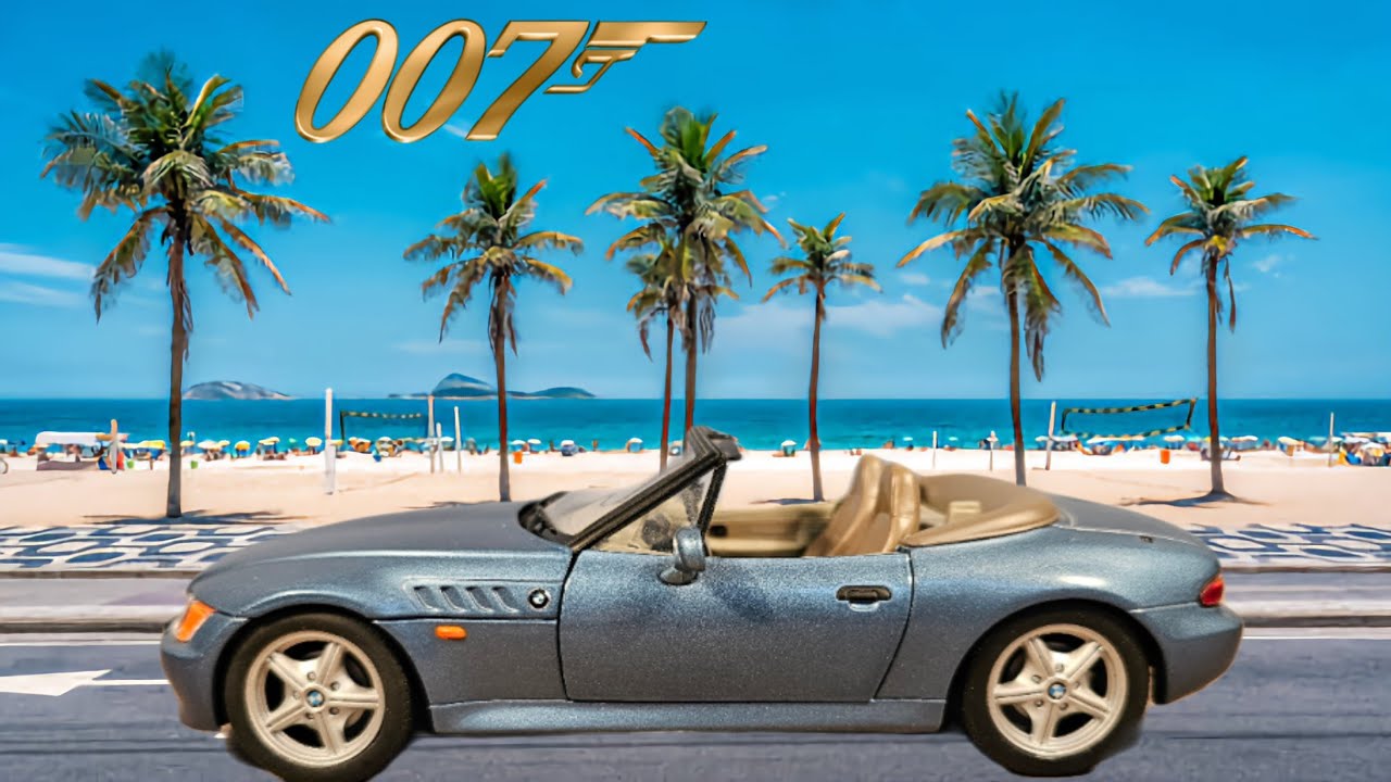 The first BMW in James Bond. The Z3 from Goldeneye in scale 1/18