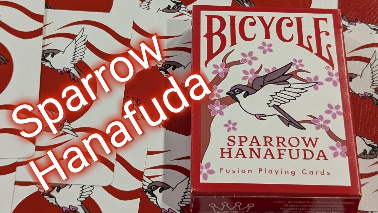 Daily deck review day 615 - Bicycle Sparrow Hanafuda Fusion