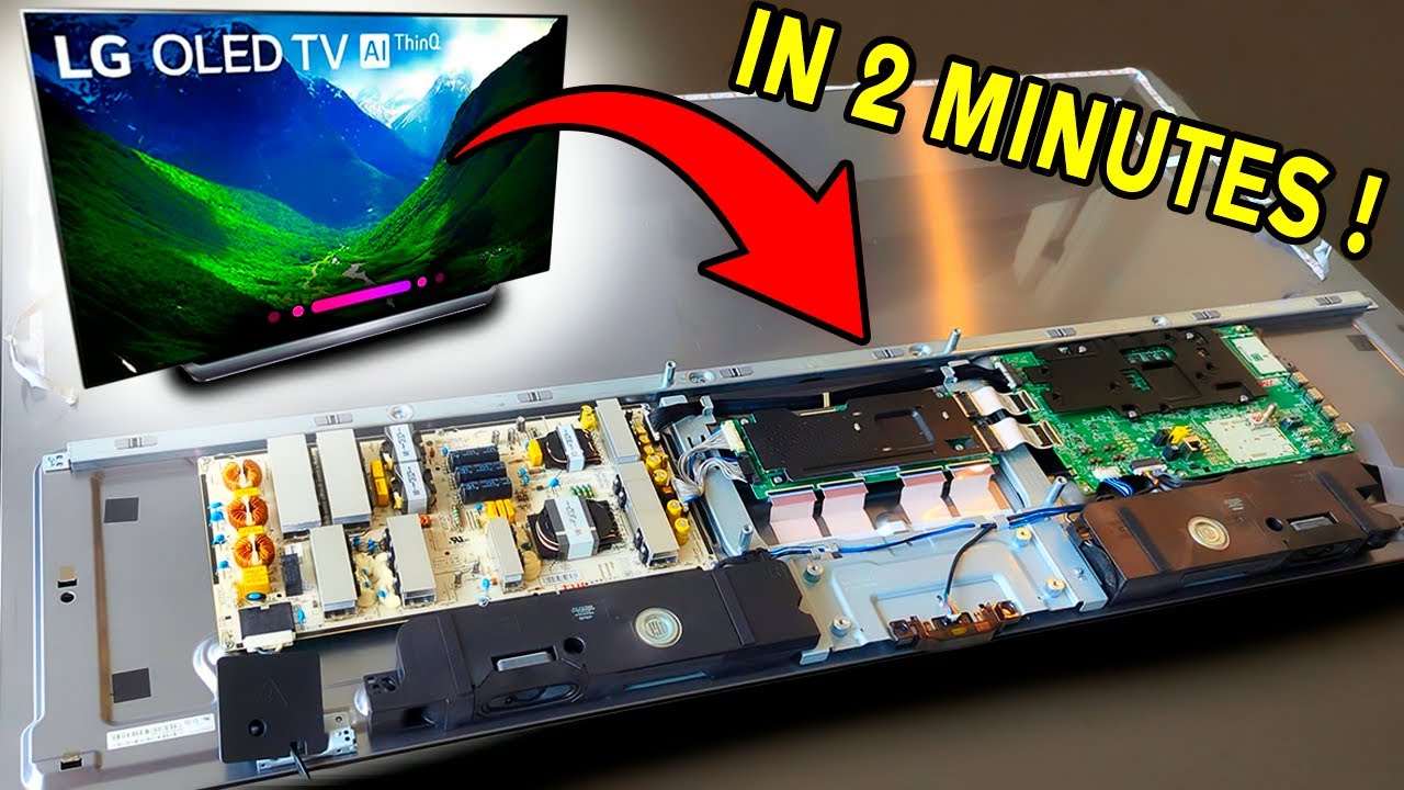 How to Open LG OLED TV For Board Replacement or Power Supply