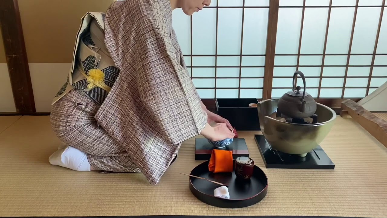 茶道点前集》茶箱点前・卯の花点前(拝見あり） Sadou [Japanese Tea
