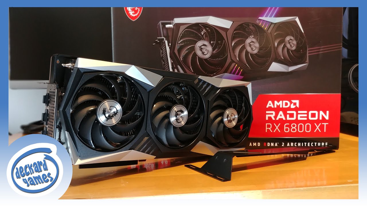 MSI Radeon RX 6800 XT Gaming X TRIO - Review - YouTube