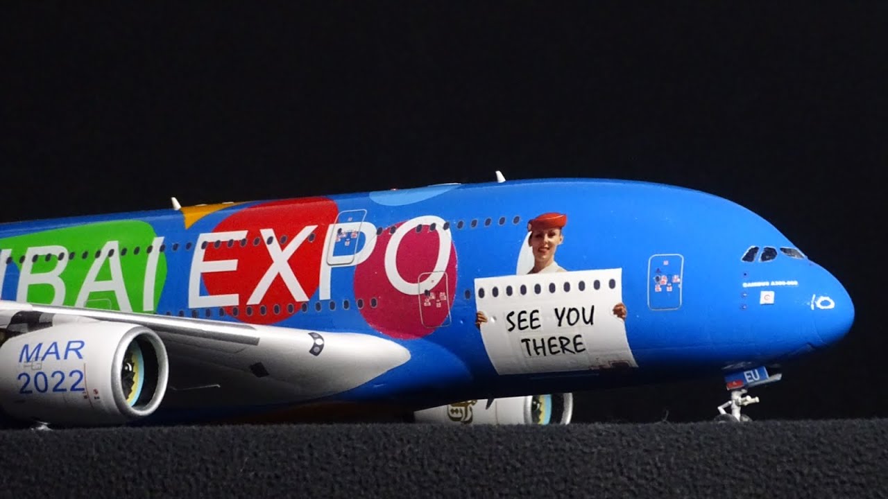Assembly|1/144|Revell|Airbus a380|Emirates(Dubai expo livery)|A6