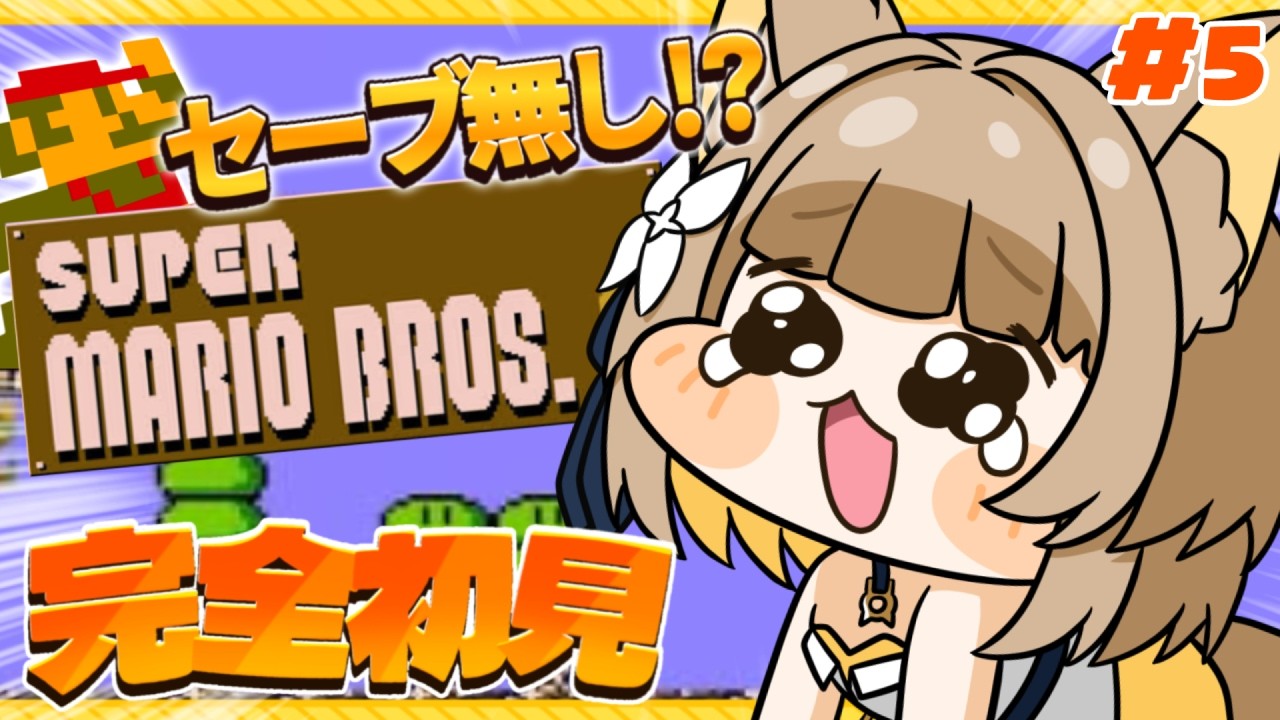 スーパーマリオブラザーズ2 】 最難関！？セーブなし完全初見マリオ