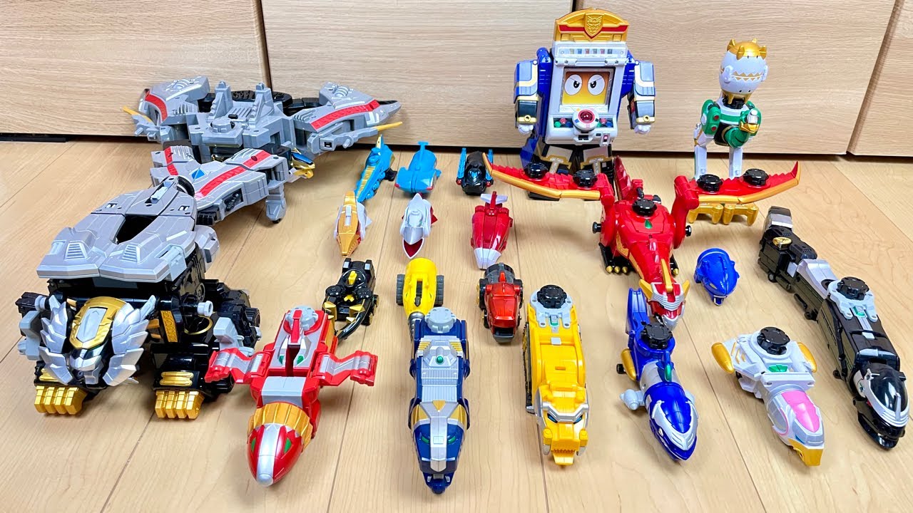 天装戦隊ゴセイジャー】お片付けと全合体説明ビデオ！ - YouTube