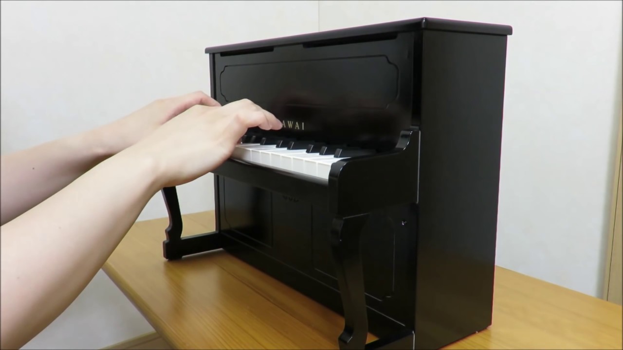 カワイ アップライトピアノ（ミニピアノ） 演奏デモ - YouTube