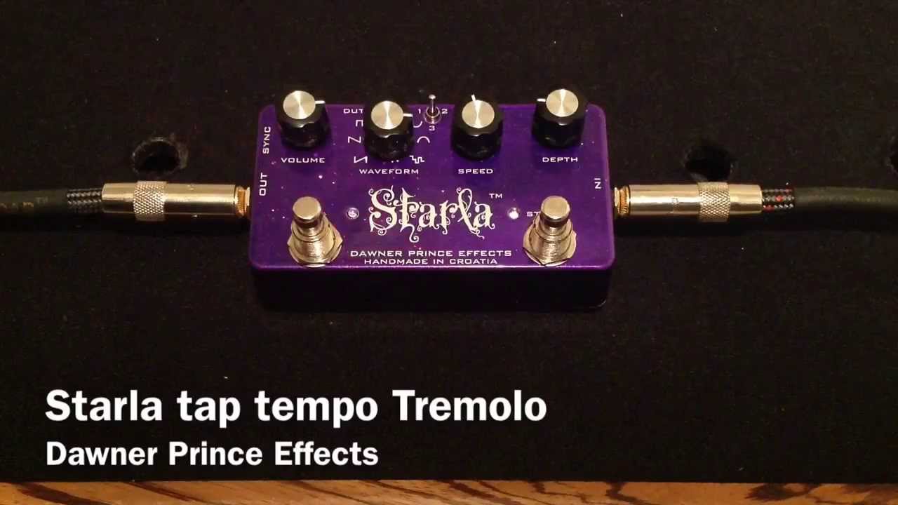 STARLA Tap Tempo Tremolo – Dawner Prince Electronics