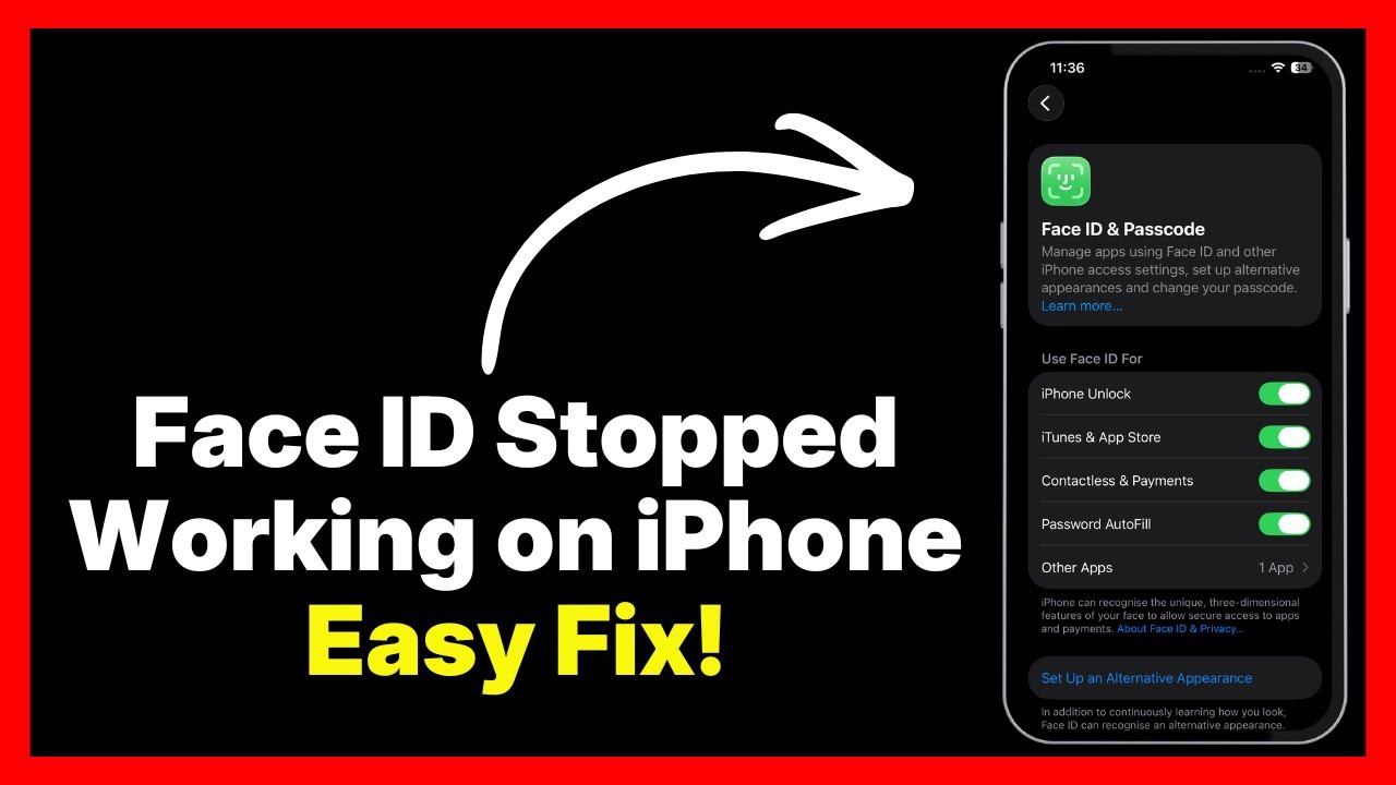Face ID Not Working on iPhone? FIX Now (2026) - YouTube