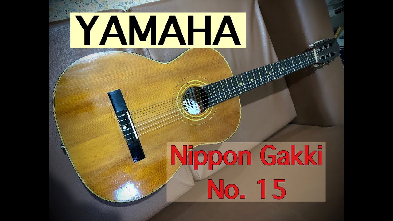 Vintage Classic Yamaha Nippon Gakki Dynamic Guitar No. 15 - YouTube