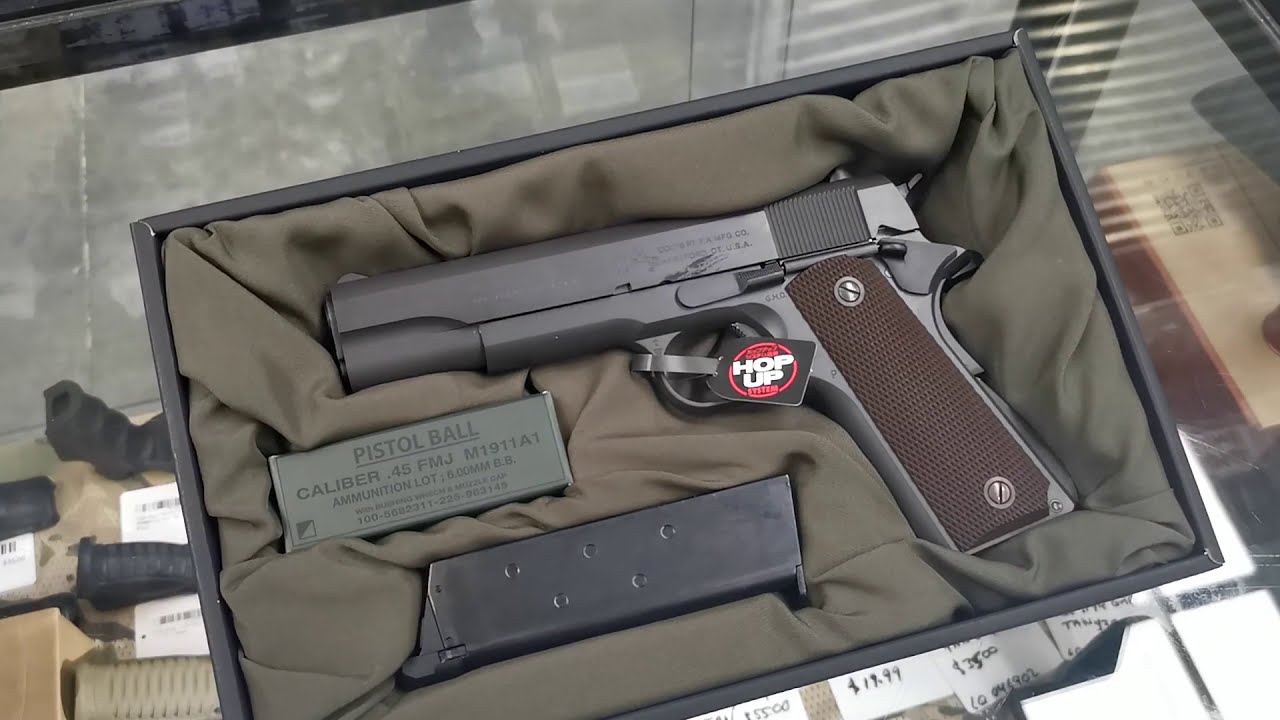 Quick unboxing!」 TOKYO MARUI M1911A1 COLT GOVERNMENT GBB PISTOL