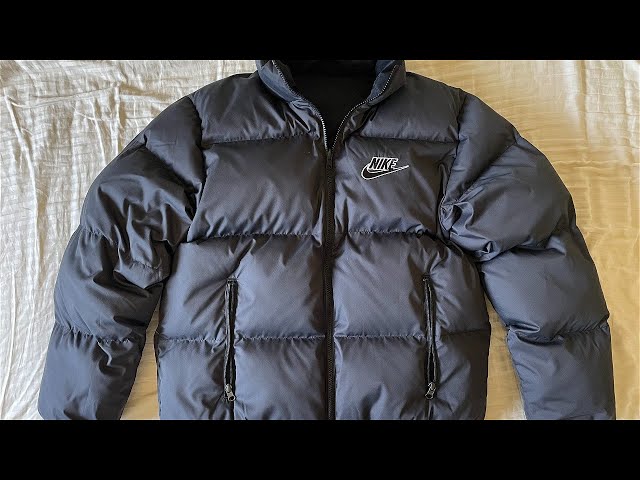 Supreme x Nike Reversible Puffy Jacket Black - YouTube