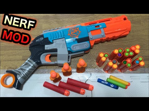 ナーフ ゾンビストライク スレッジファイア改造(エリート＆メガ併用