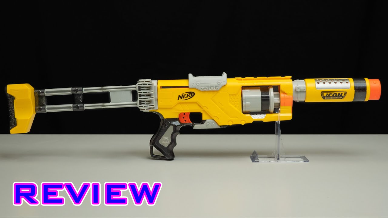 REVIEW] Nerf N-Strike Icon Series Spectre Rev-5 - YouTube
