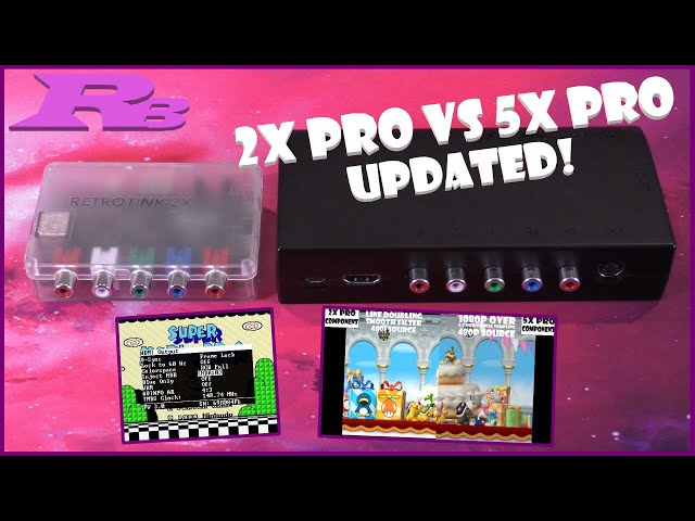 RetroTINK Side by Side : 2X Pro vs 5X Pro - Updated For 2023 (5X