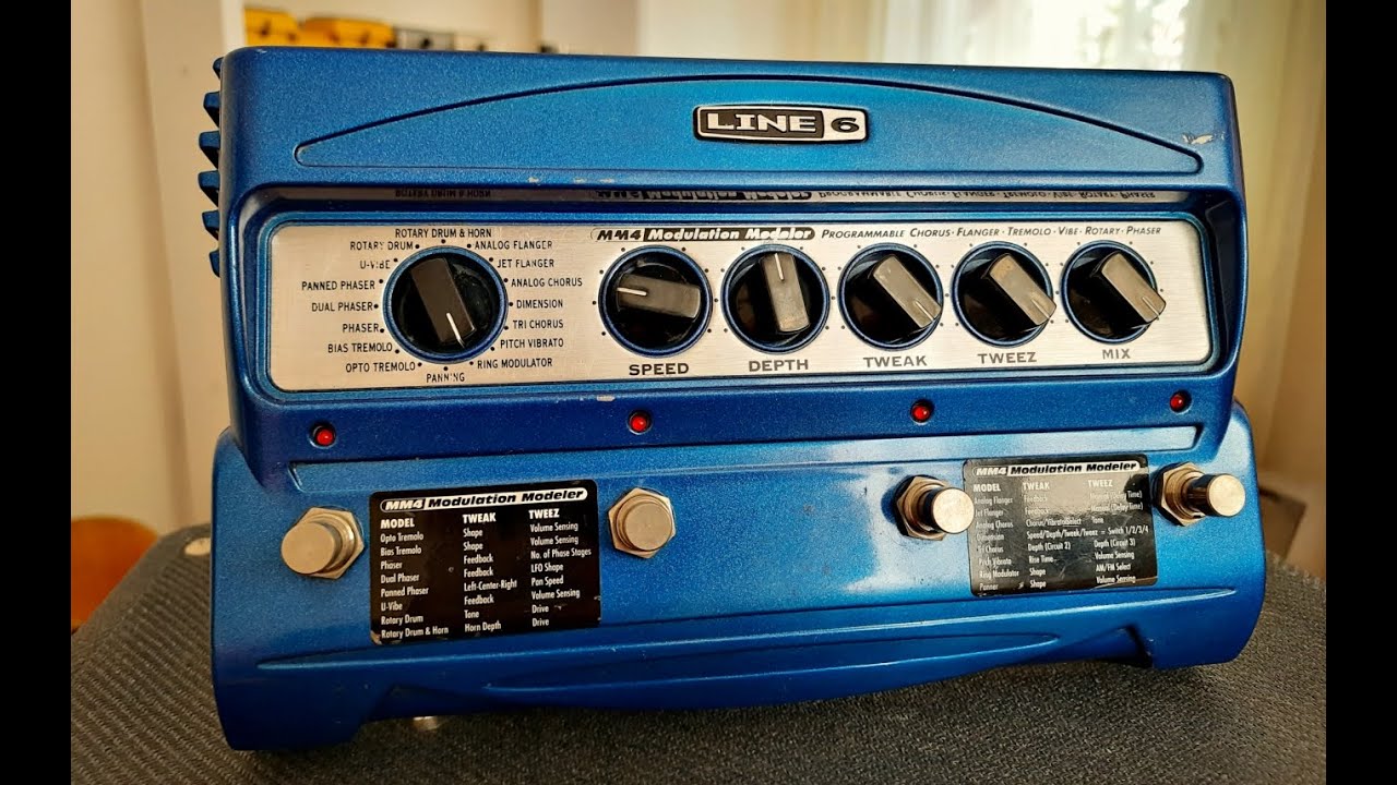 Line 6 MM4 Modulation Modeler (Recorded STEREO) - YouTube