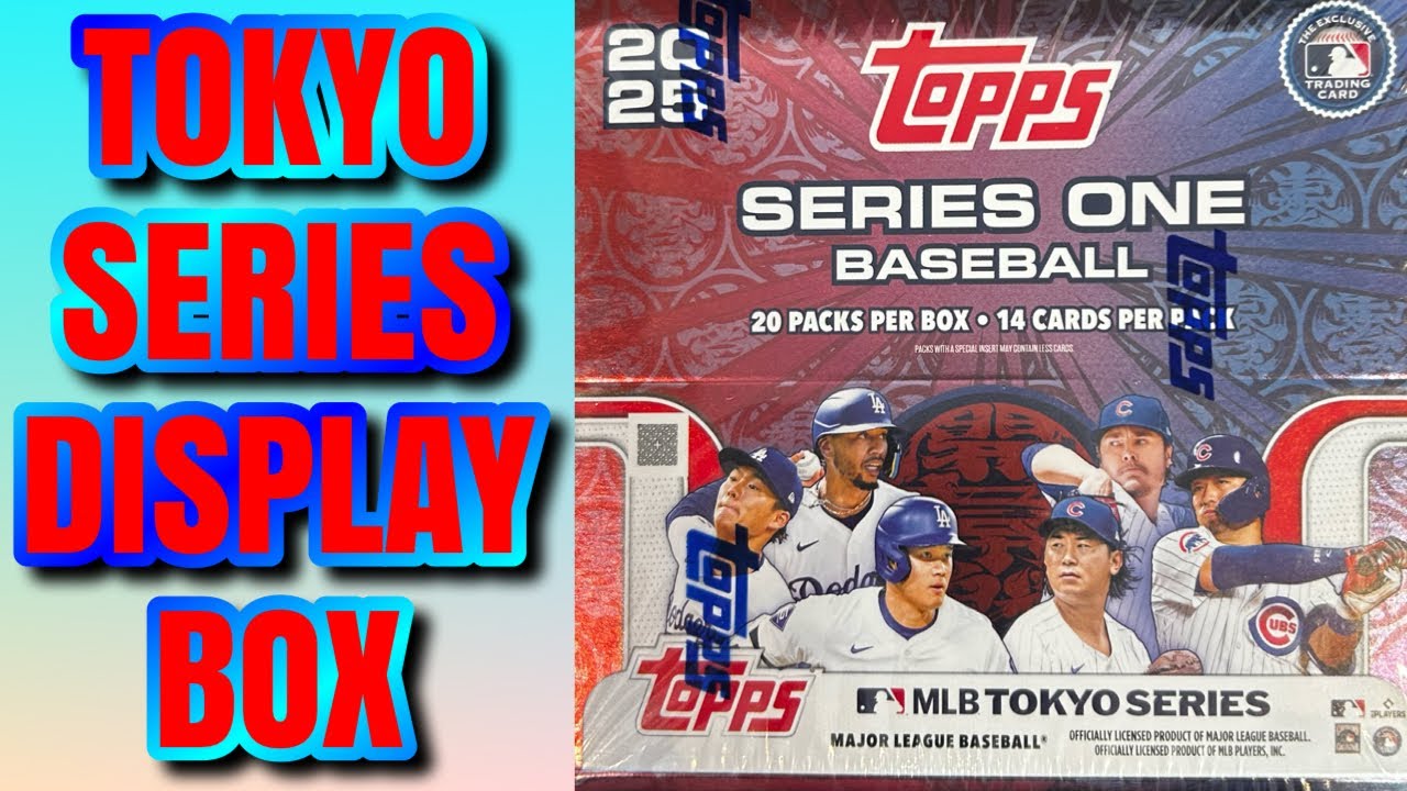 MLB】-TOPPS SERIES ONE TOKYO SERIES DISPLAY BOX BREAK- - YouTube