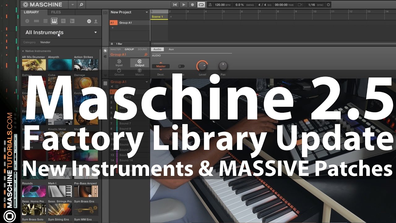 Maschine 2.5 Factory Library Update New Instruments & MASSIVE