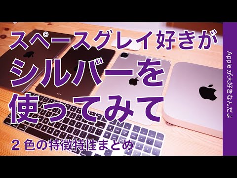 どっちがどう良い？】スペースグレイ好きが久々にシルバーを使ってみて