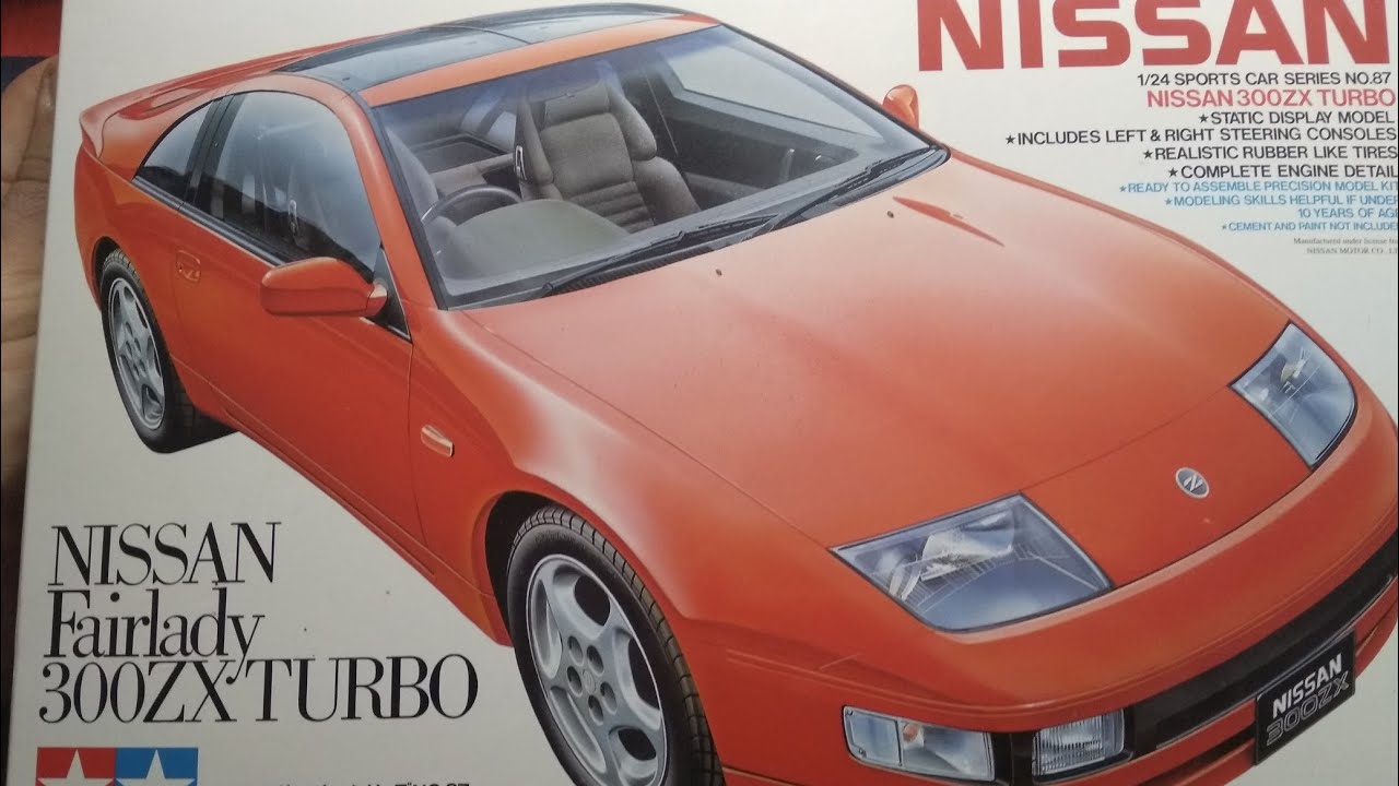 Nissan Fairlady 300ZX Turbo 1/24 scale review Tamiya(24087). - YouTube