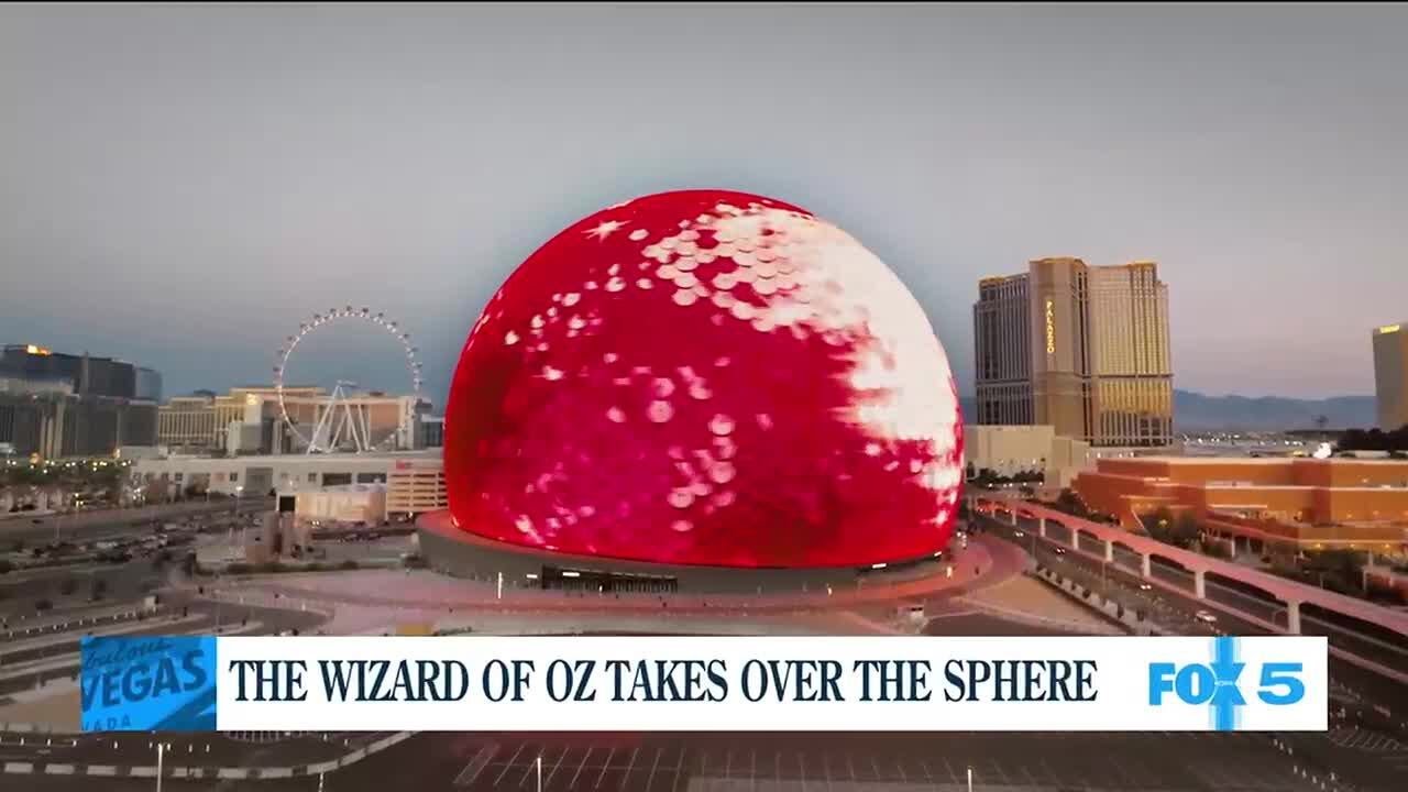 The Wizard of Oz takes over the Sphere - YouTube