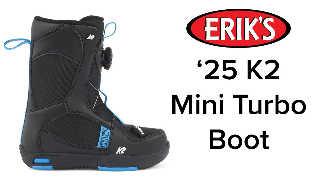 2025 K2 Mini Turbo Snowboard Boot - YouTube