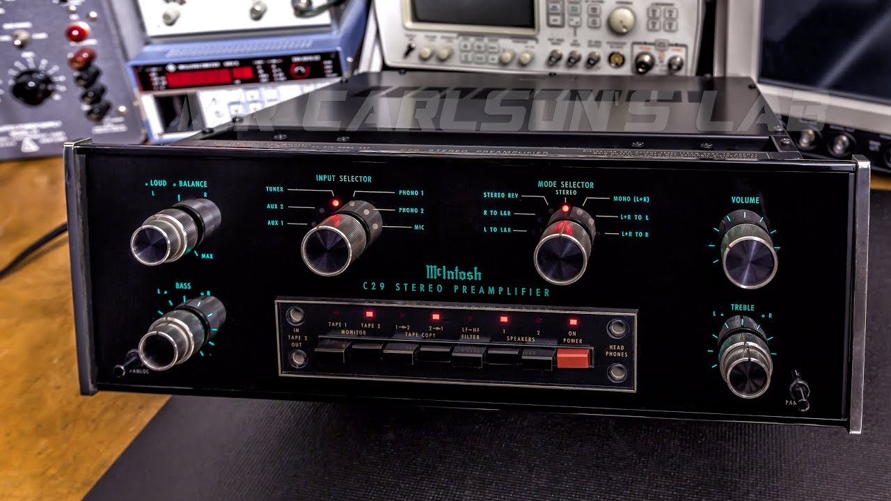 美しい、手つかずの McIntosh C29 プリアンプの修理ビデオ : r/audiophile