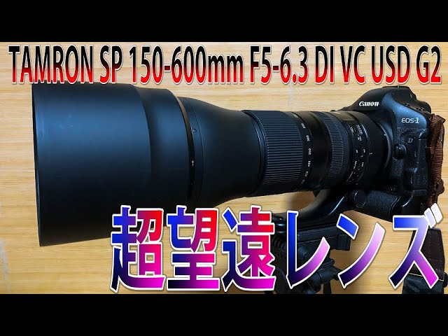 超望遠レンズレビュー】タムロン SP 150-600mm F5-6.3 G2 - YouTube