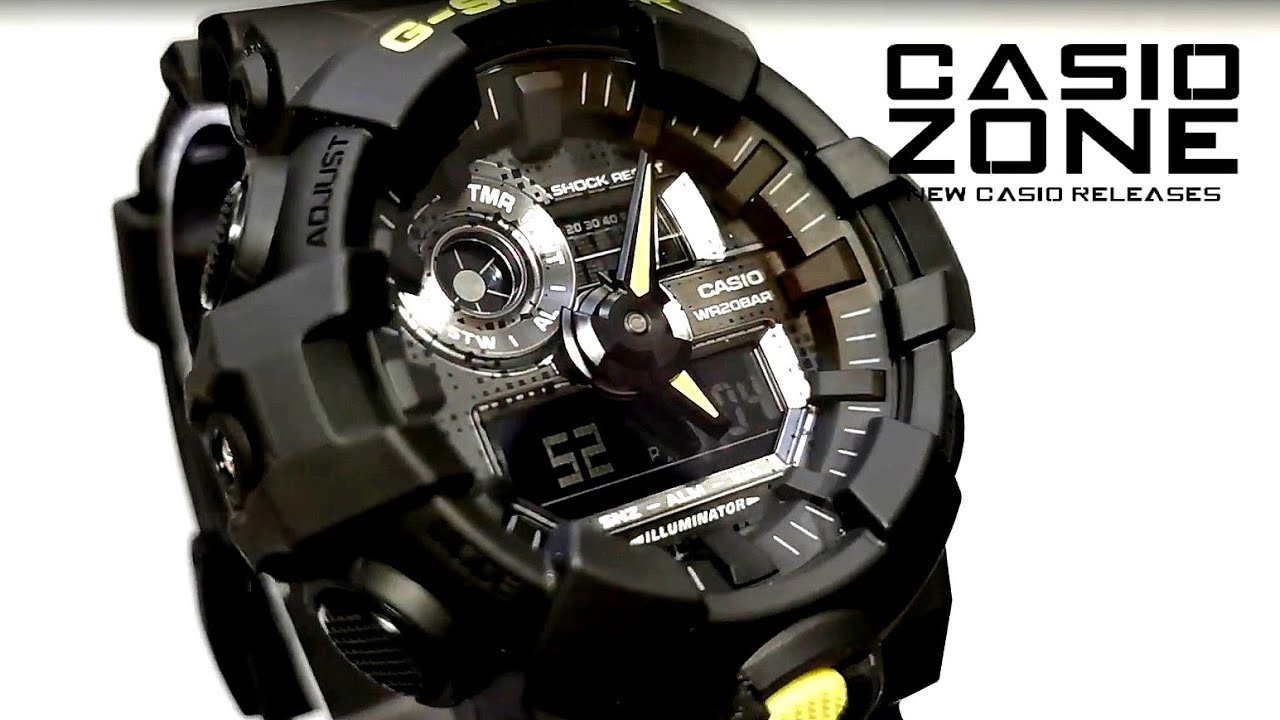 Casio G-SHOCK GA-700DC-1 Module 5522 watch 2020 - YouTube