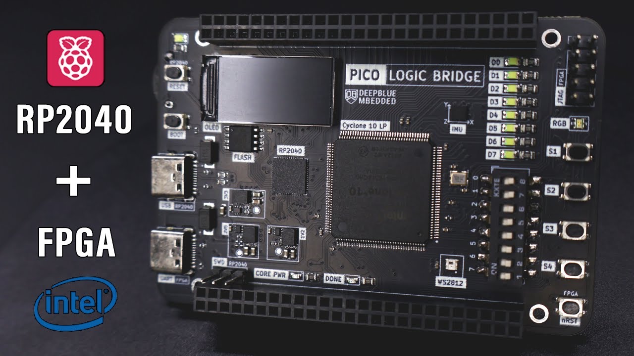 RP2040 + Cyclone 10 FPGA PCB Design Project