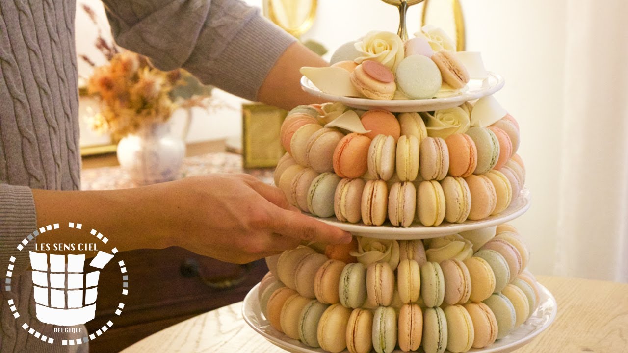 ✴︎自宅でパティシエが全力で作るマカロンタワー✴︎How to make