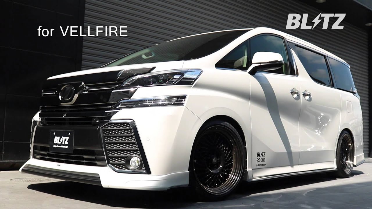 BLITZ / AERO SPEED R-Concept for ALPHARD/VELLFIRE - YouTube