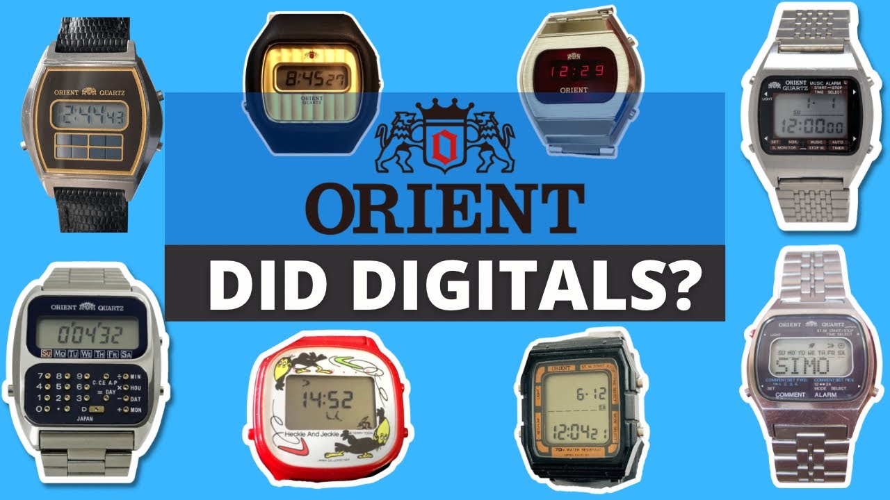 Orient's Digital Watches: A Forgotten Gem - YouTube
