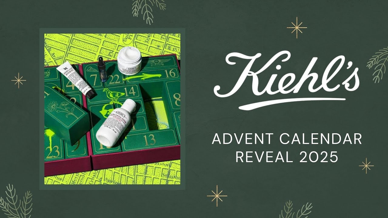 KIEHLS ADVENT CALENDAR REVEAL 2025 - YouTube