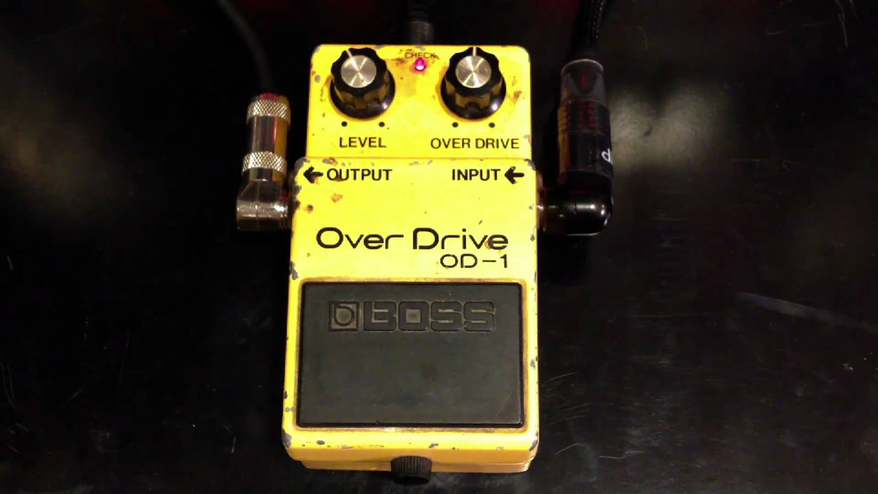 Vintage Boss Over Drive OD-1 - YouTube