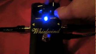 whirlwind Gold box Distortion試奏動画 - YouTube