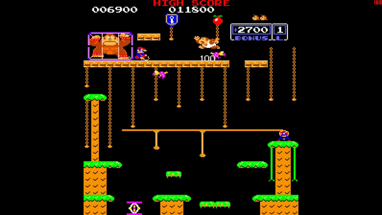 ドンキーコングJr.AC版 DONKEYKONG Jr. - YouTube