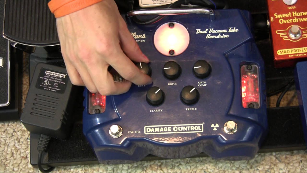 Damage Control Liquid Blues Overdrive Class A Tube Pedal Review