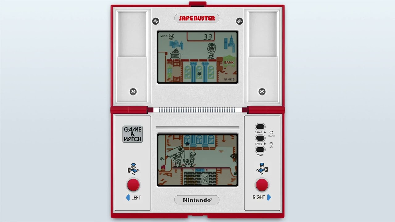Game & Watch: Safebuster Playthrough - YouTube