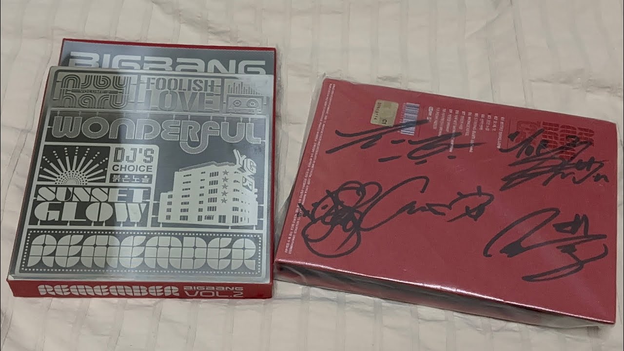 Unboxing Bigbang Remember vol.2 + Signed version - YouTube